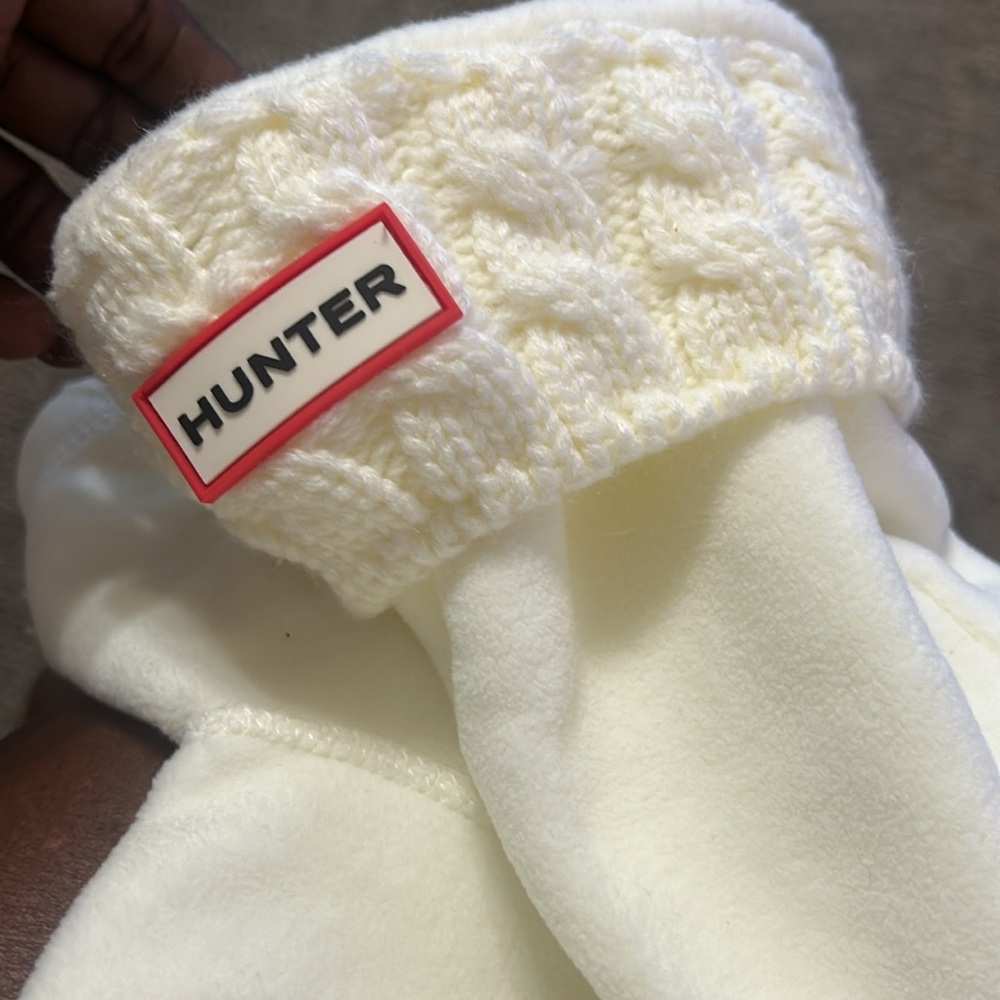Hunter Kids Casual Boot Socks - Cream